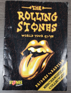 Rolling Stones Merchandise catalogus bridges to babylon 1997
